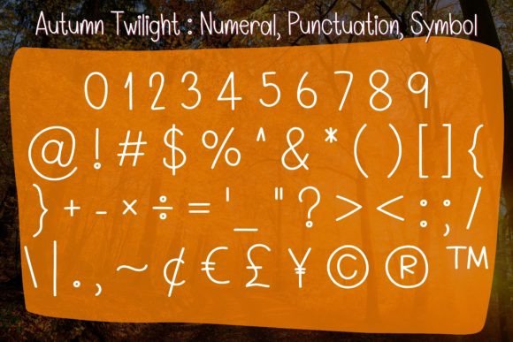 Autumn Twilight Font - Preview 3