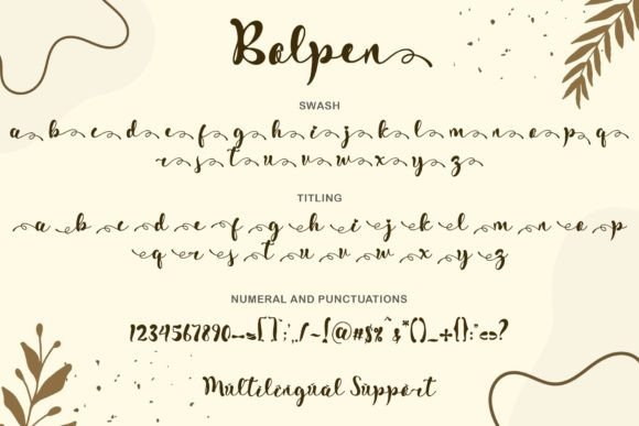 Bolpen Font - Preview 6