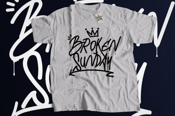 Broken Sunday Font - Preview 5
