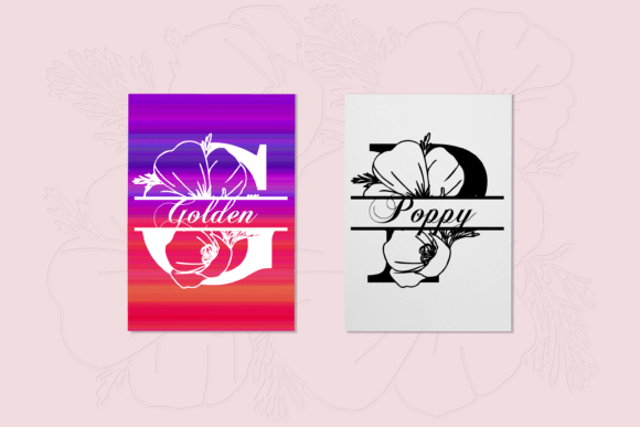 California Poppy Split Font - Preview 3