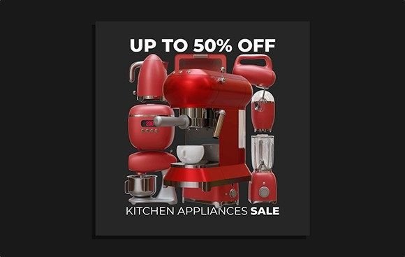 Preview of Coffee Maker Social Media Post Template coffee shop social media template