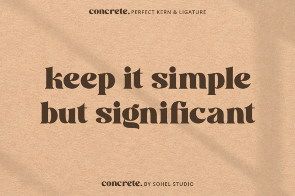 Concrete Font - Preview 6