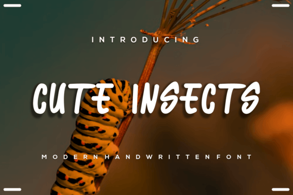 Cute Insects Font - Preview 1