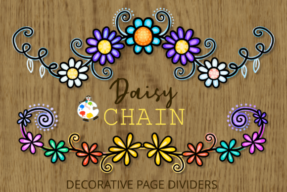 Daisy Chain Decorative Page Dividers