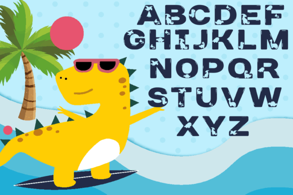 Dino World Font - Preview 1