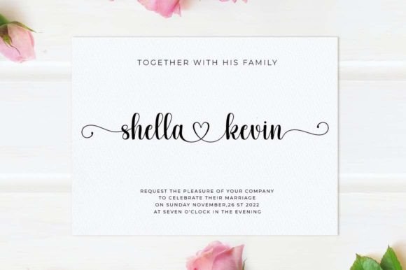 Girl Love Font - Preview 1