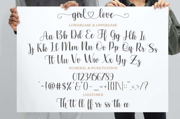 Girl Love Font - Preview 6