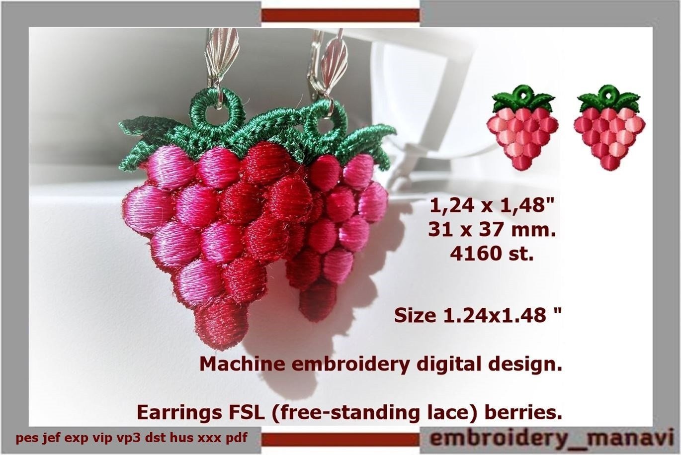 ITH Earrings FSL Berries