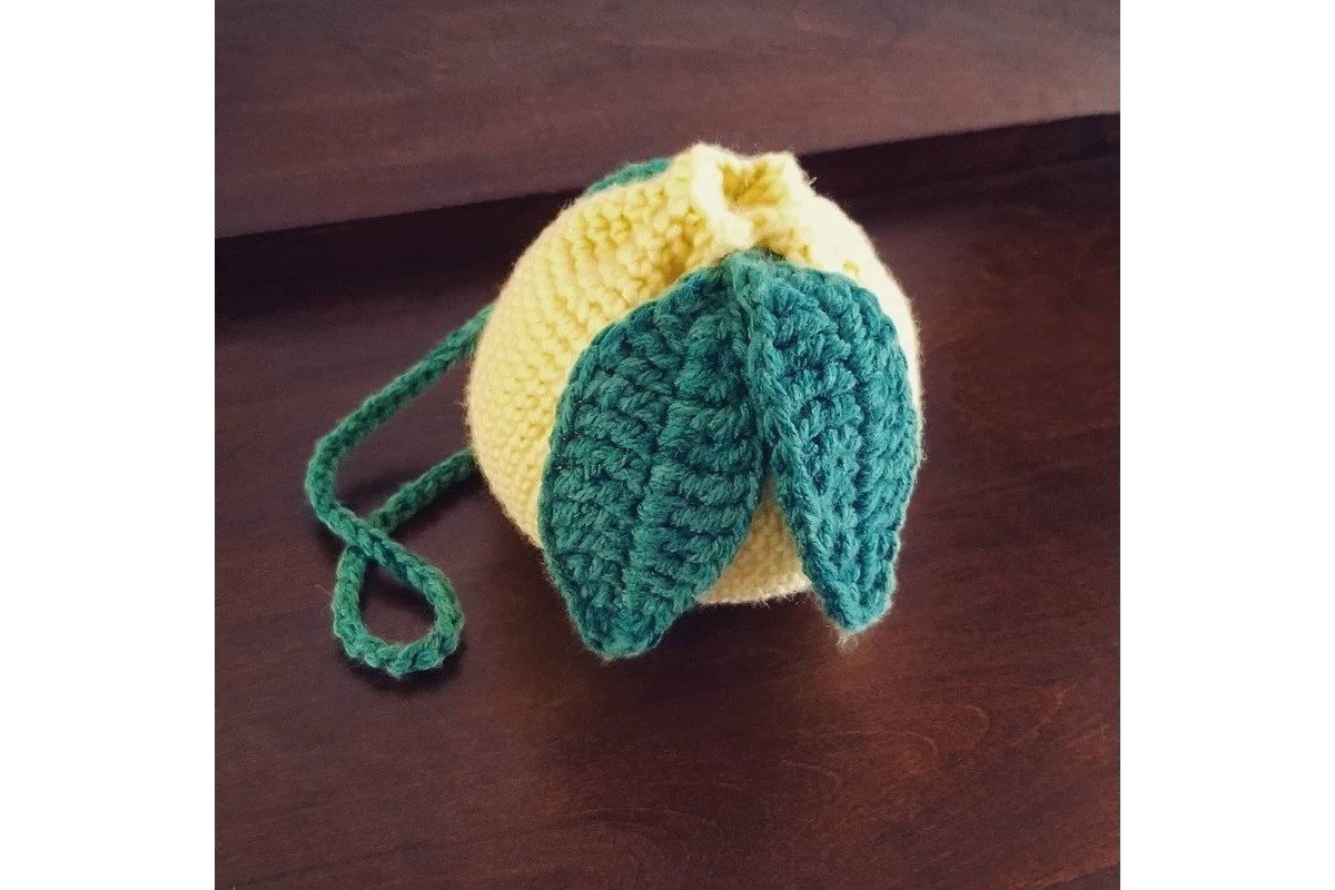 Lemon Drawstring Pouch