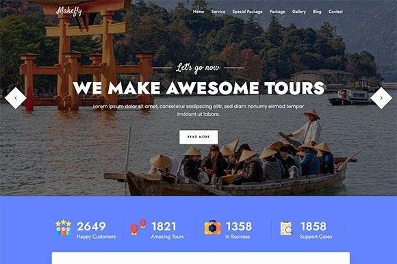 Makefly - Travel WordPress Theme