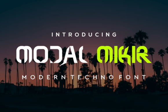 Modal Mikir Font PNG with transparent background - Preview 1