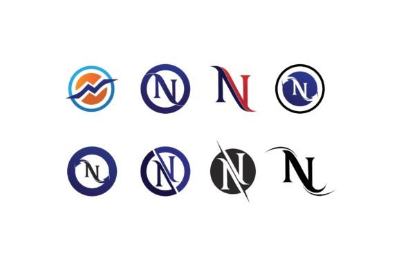N Logo Font and Letter Design