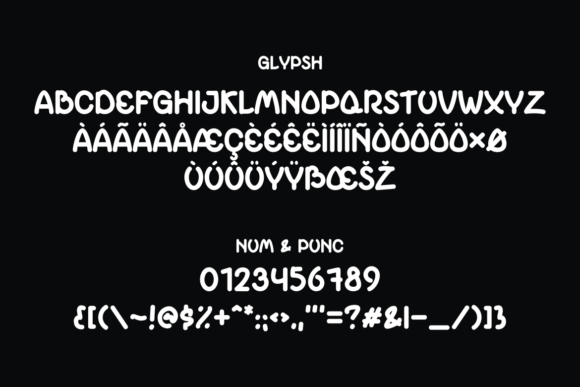 Picyin Avocado Font PNG with transparent background - Preview 2
