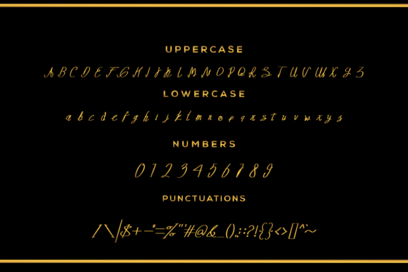 Rossarin Font PNG with transparent background - Preview 2