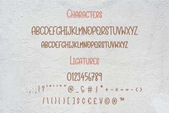 Sharlot Font font preview - 4