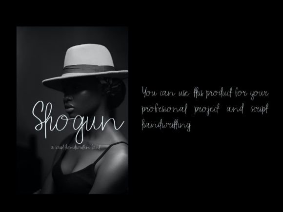 Shogun Font PNG with transparent background - Preview 1