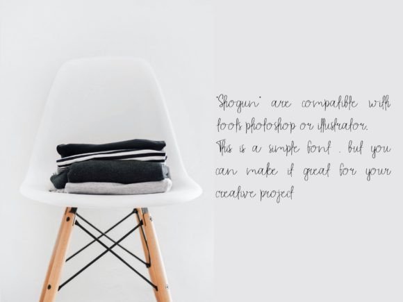 Shogun Font PNG with transparent background - Preview 2