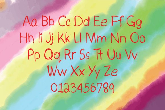 Childhood Memories Font - Preview 1