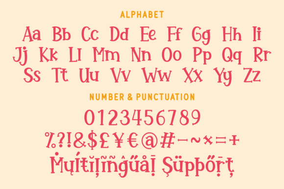Danila School Font PNG with transparent background - Preview 4