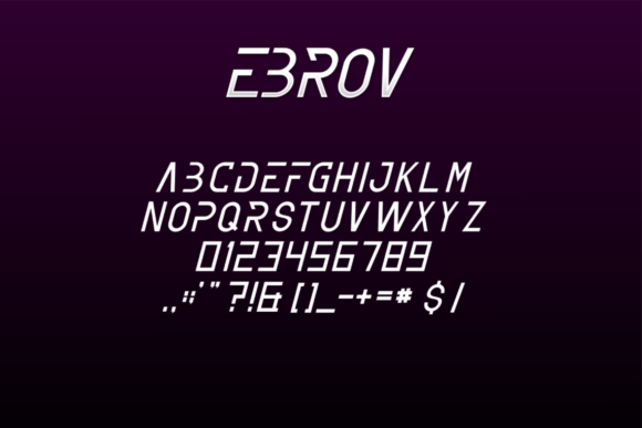 Ebrov Font - Preview 2