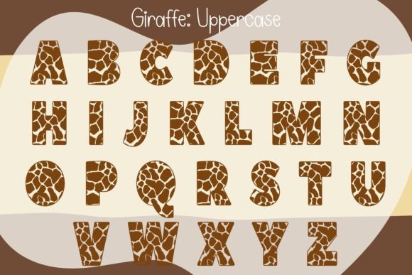 Giraffe Font - Preview 2