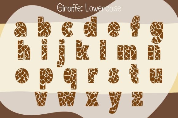 Giraffe Font - Preview 3