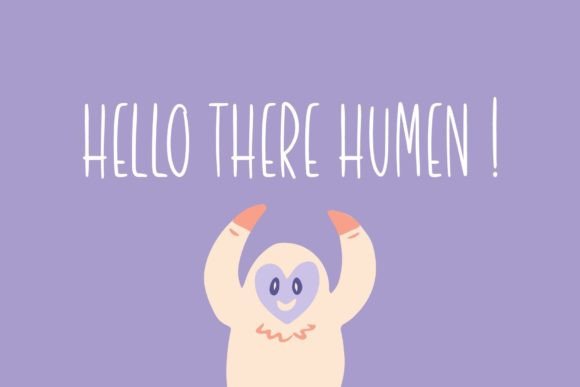 Happy Monster Font - Preview 3