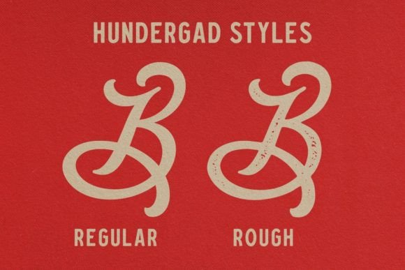 Hundergad Font PNG with transparent background - Preview 2