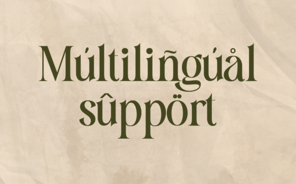 Lacoste Foliage Font PNG with transparent background - Preview 3