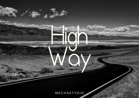 Mechasans Font PNG with transparent background - Preview 1