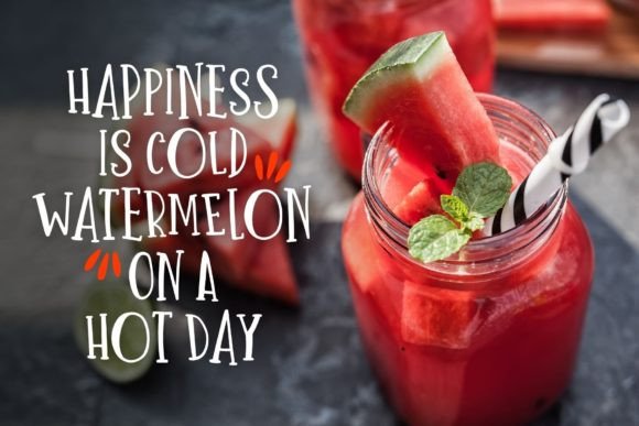 One in a Melon Font PNG with transparent background - Preview 3