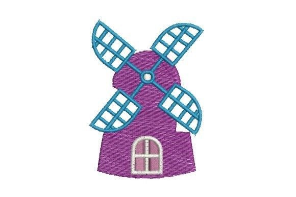 Purple Cute Windmill