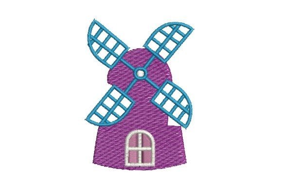 Purple Cute Windmill