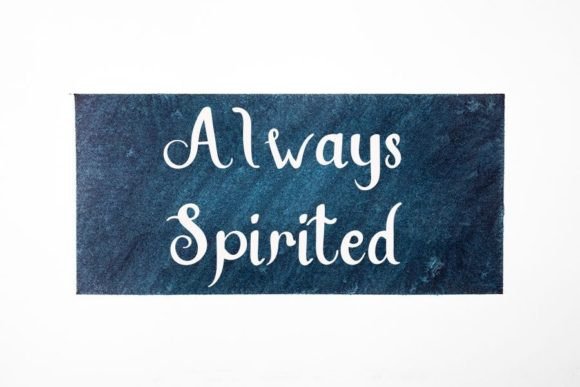 September Moon Font PNG with transparent background - Preview 2