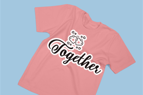 Shielfie Font PNG with transparent background - Preview 2