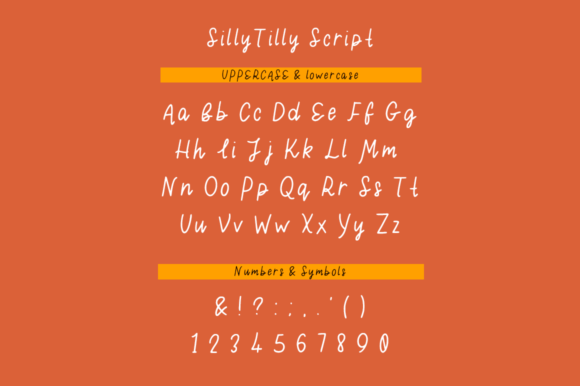 Silly Tilly Font PNG with transparent background - Preview 1