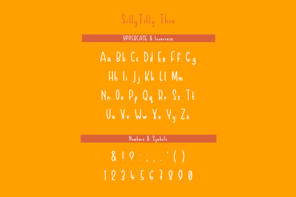 Silly Tilly Font PNG with transparent background - Preview 2