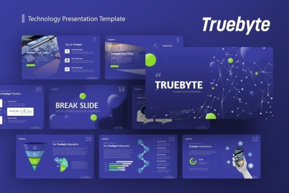 Preview of Technology Presentation - Truebyte technology presentation template