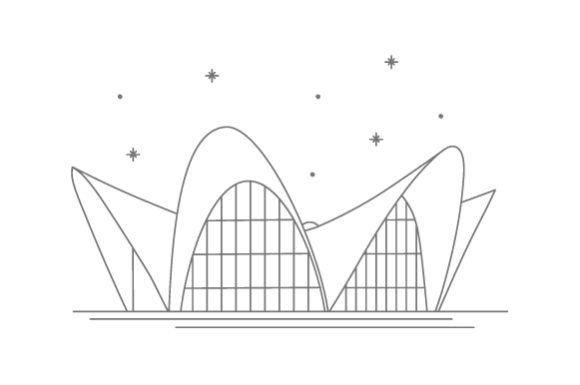 Ciudad De Las Artes Y Las Ciencias, Valencia, España Viajes Archivo de Corte de Manualidades Por Creative Fabrica Crafts