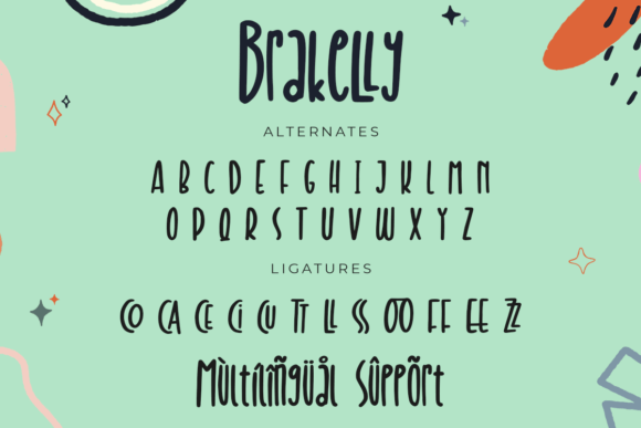Brakelly Font - Preview 6