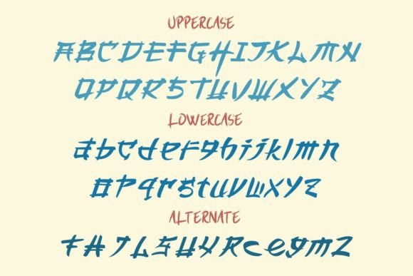 Bushido Font - Preview 6