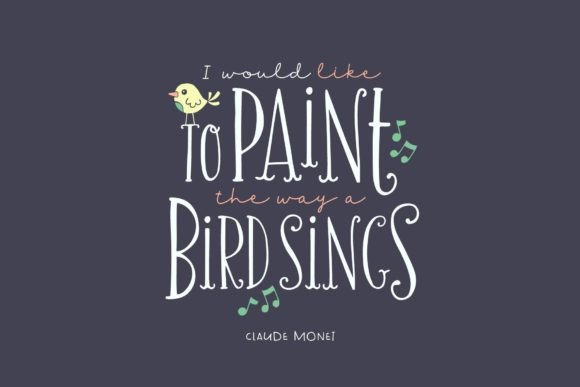 Chirp & Blossom Font - Preview 6