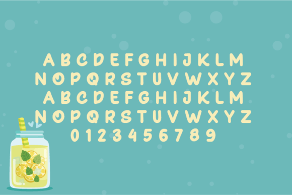 Delicious Lemonade Font - Preview 1