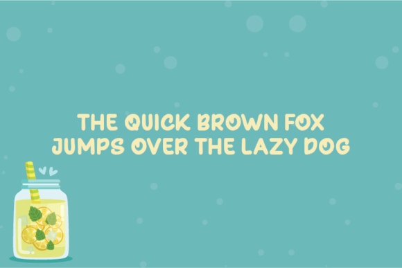 Delicious Lemonade Font - Preview 3
