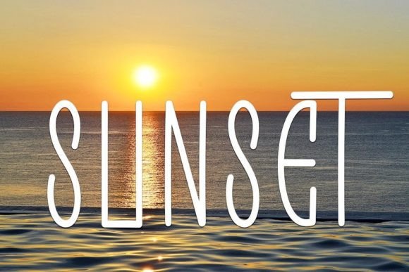 Fishing Font - Preview 3
