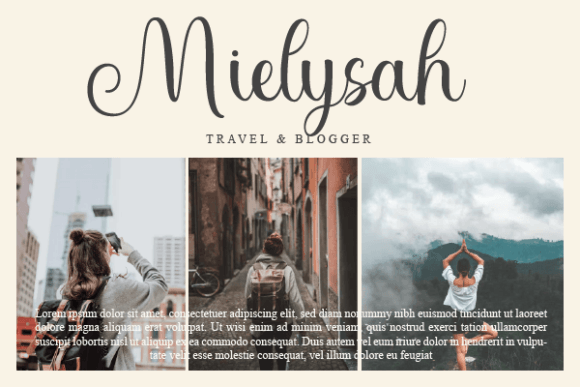 Gabrielle Sutherland Font - Preview 2