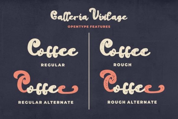 Galleria Vintage Font - Preview 4