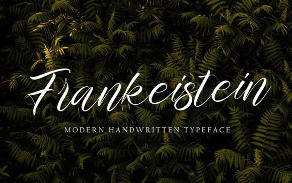Golden Shatype Font PNG with transparent background - Preview 2