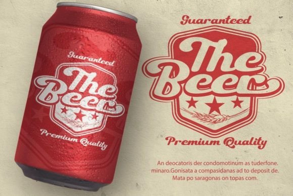 Hostel Vintage Font PNG with transparent background - Preview 2