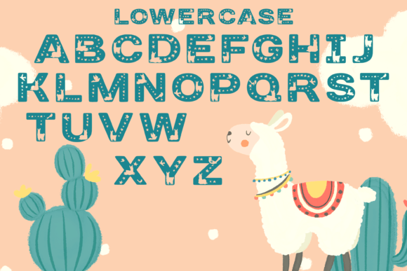 Llamazing Font PNG with transparent background - Preview 2